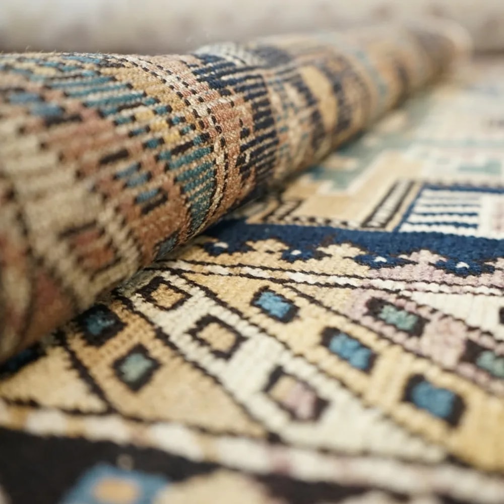 فرش اسکاندیناوی خاکی — پشم مخلوط، ۱۵۰ × ۲۲۰ سانتی‌متر — تصویر 1 از 1
